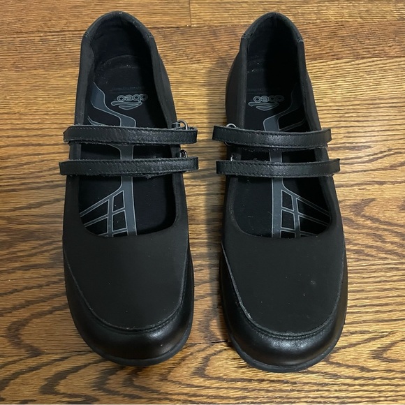 Abeo Biomechanical Black Velcro Strap Shoe Ladies Size 10 - Picture 2 of 11